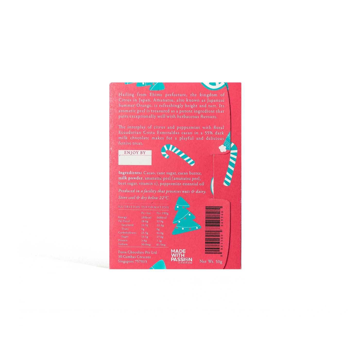 Amanatsu & Mint Dark Milk - [Festive Special]