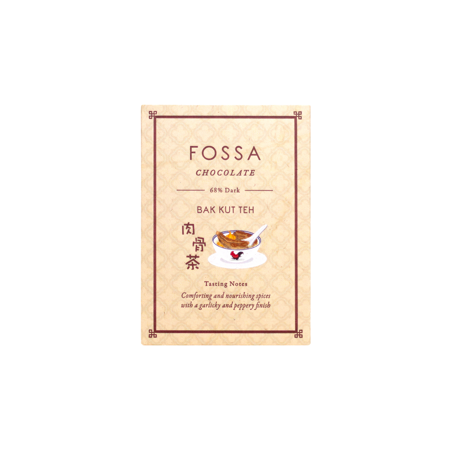 Fossa Chocolate Bak Kut Teh bar — unique Asian-inspired craft chocolate, S&L; Imports Australia
