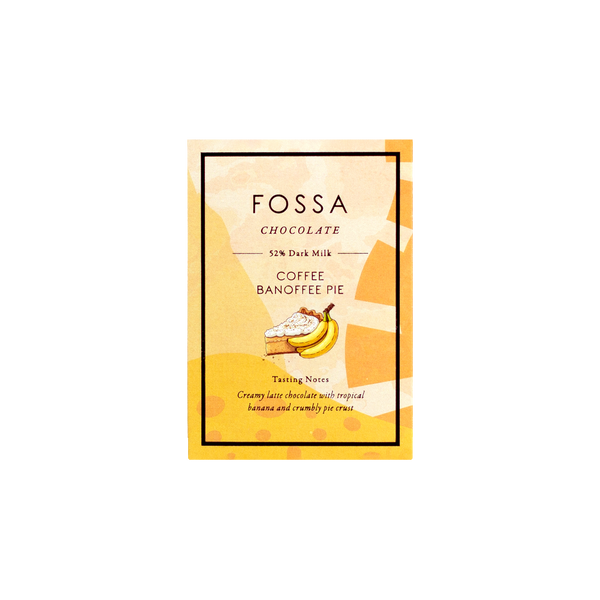 Fossa Chocolate Coffee Banoffee Pie bar — small batch craft chocolate Australia