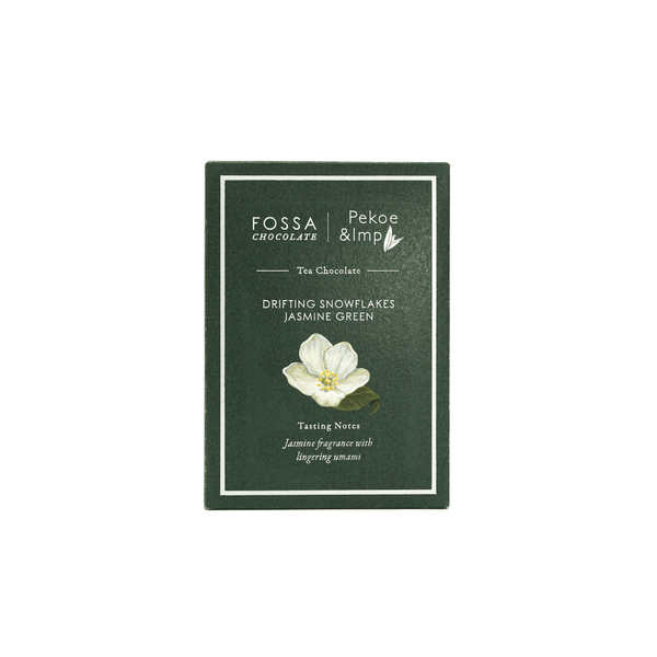 Fossa Chocolate Jasmine Green Dark Milk bar — award-winning craft chocolate Australia