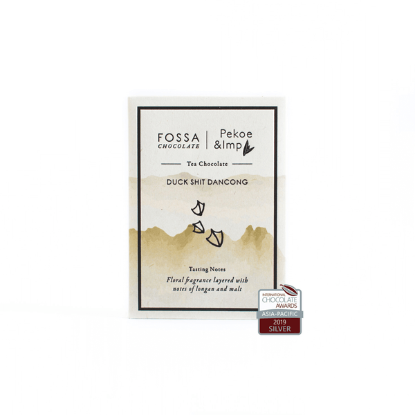 Fossa Chocolate Duck Shit Dancong Dark Milk — rare oolong tea chocolate, S&L; Imports