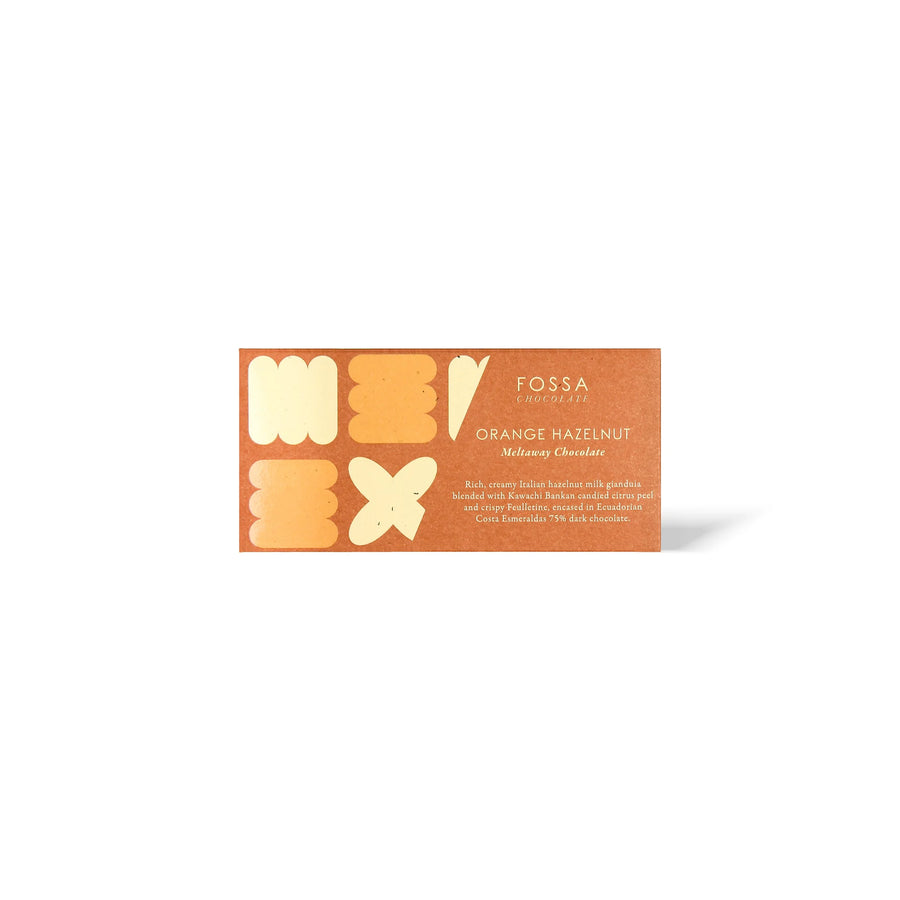 Fossa Chocolate Orange Hazelnut Meltaway — limited release bean-to-bar chocolate